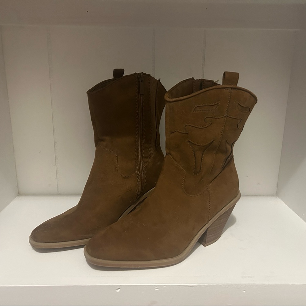 Torrid Brown Heeled Boots